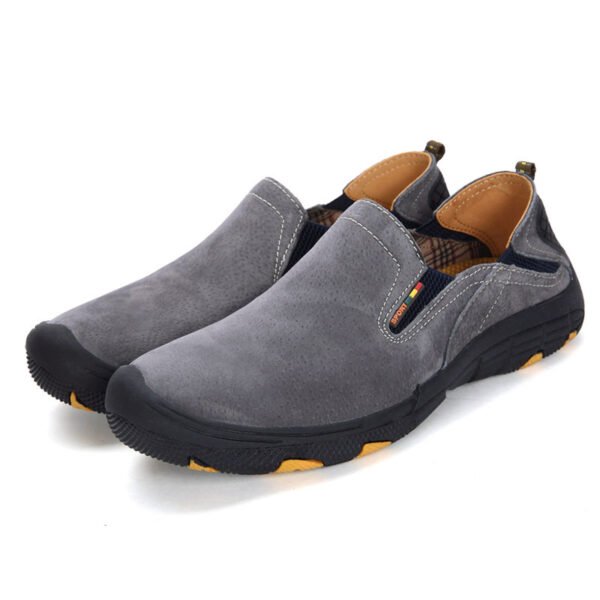 Explosive Leather Models On Behalf Of The Men's Hiking Shoes Four Seasons Set Foot Lazy